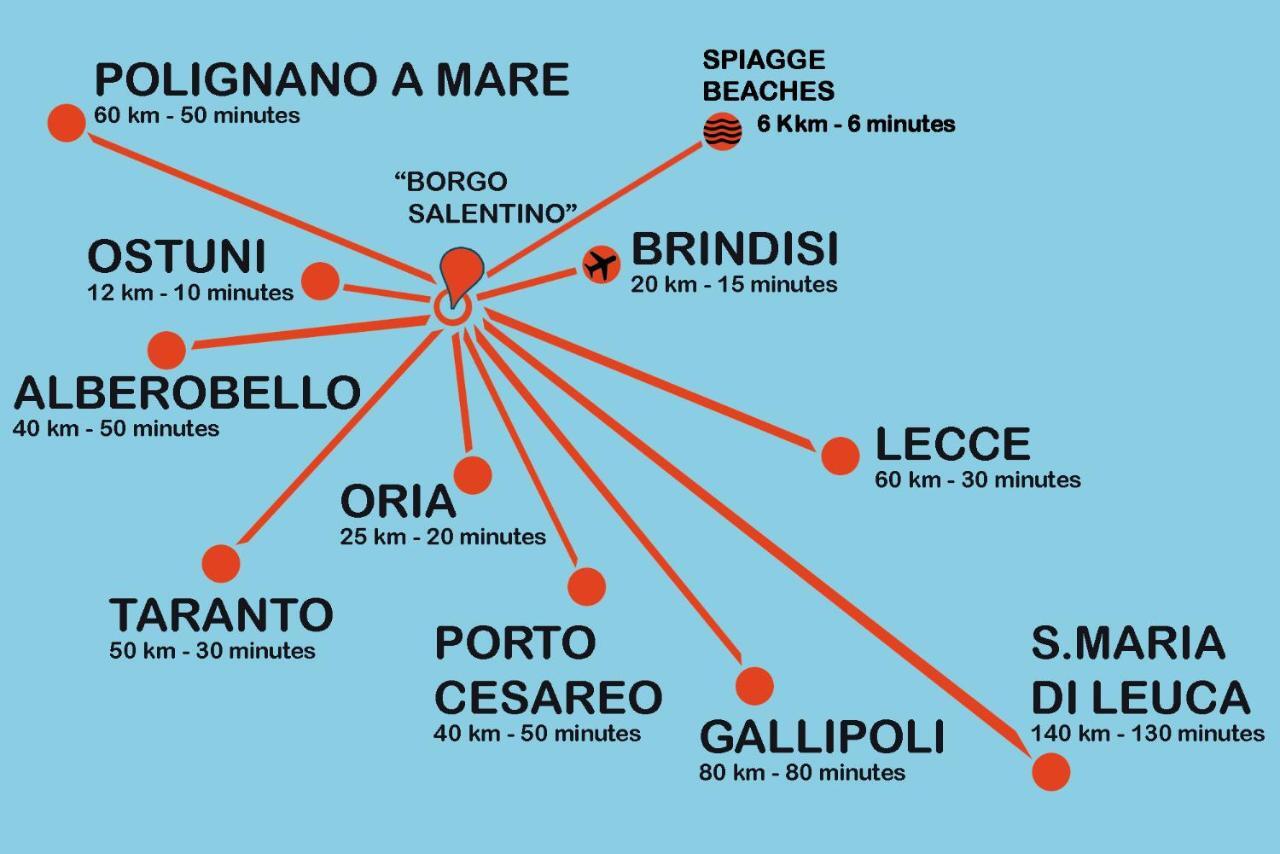 Borgo Salentino Hotell San Vito dei Normanni Exteriör bild